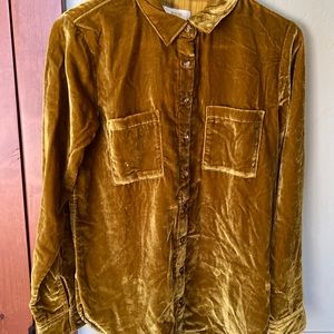 Maeve Velvet Blouse Shirt Top NWT Size 2